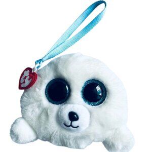 TY Icy Baby Seal Fashion Wallet Zip Closure for Kids, Girls and Boy
